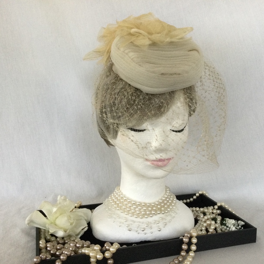 Vintage Lenore Marshall Fascinator Hat